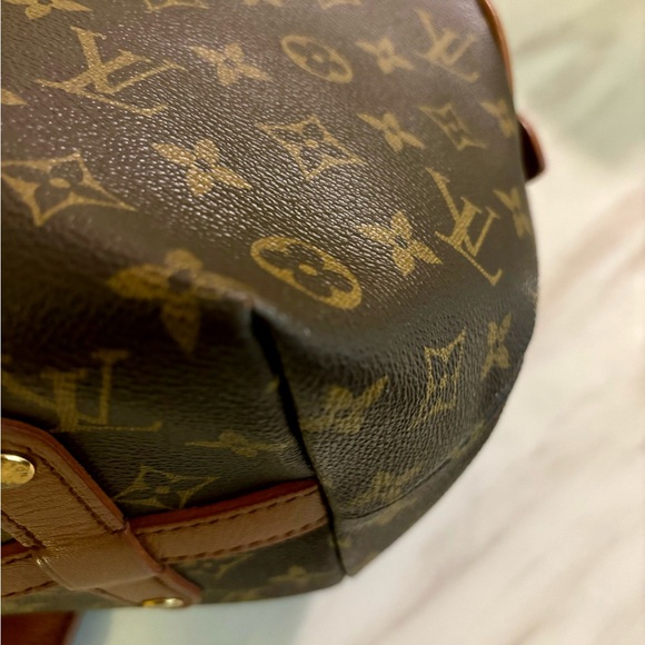 LOUIS VUITTON MAKES NOGRAM STRIPES MEDIUM BAG BORDEAUX - Picture 6 of 13